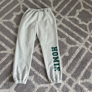 Grey “homie” joggers
